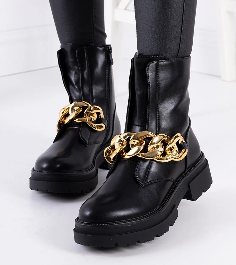 Black boty Burrafirth