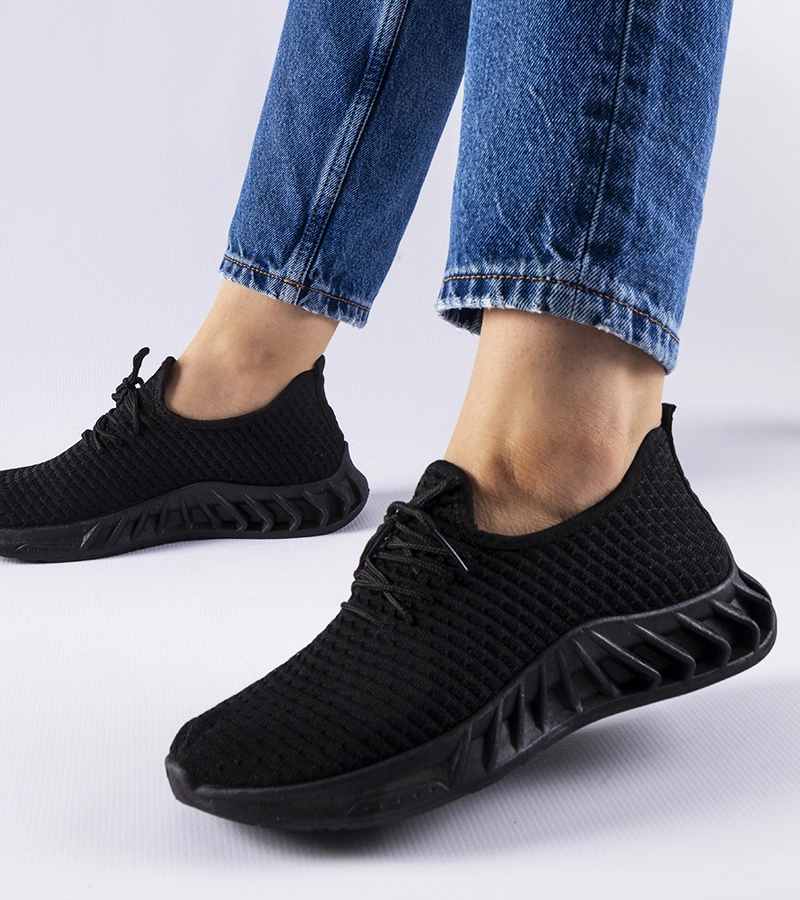 Černé textilní tenisky Derek