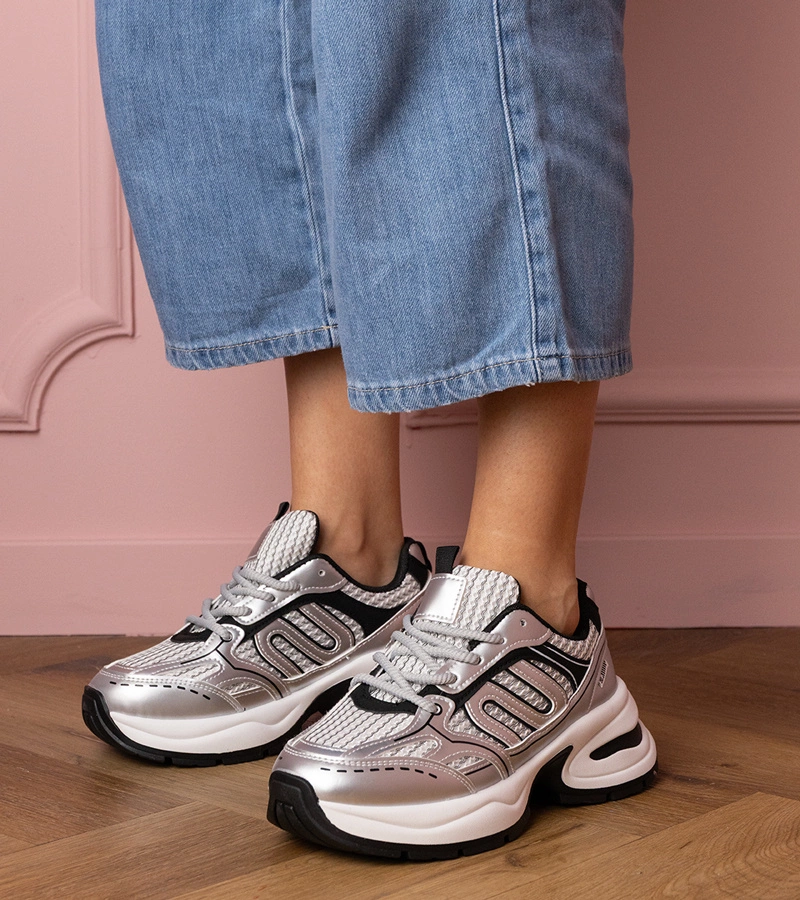 Stříbrné dámské sportovní tenisky Torens