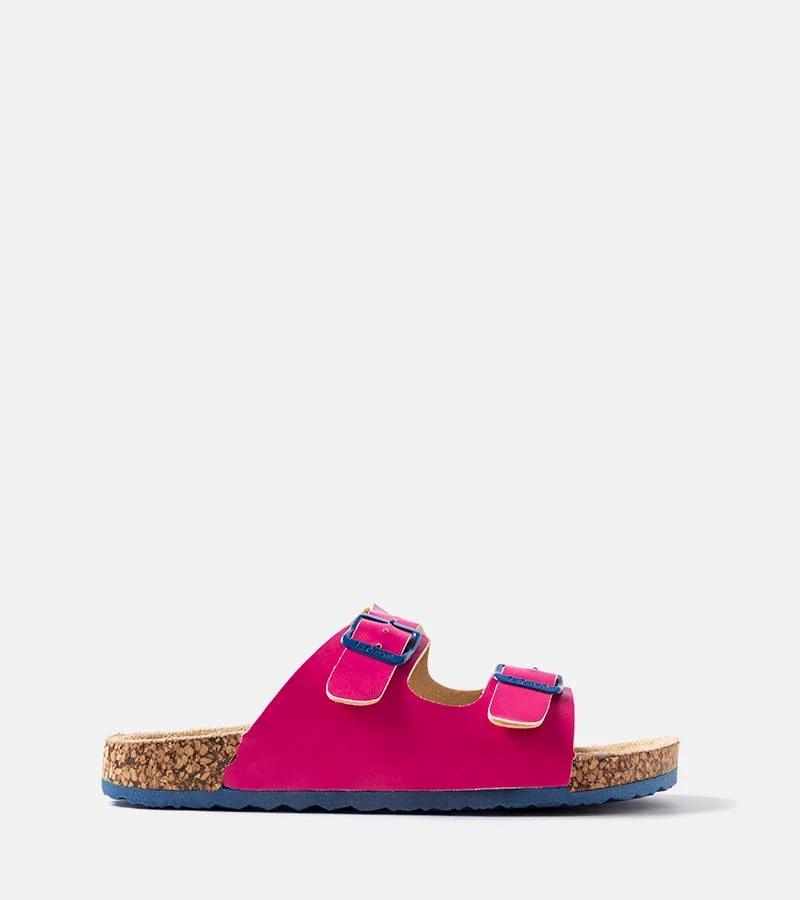 Růžové korkové žabky Lee Cooper LCW-22-35-1186