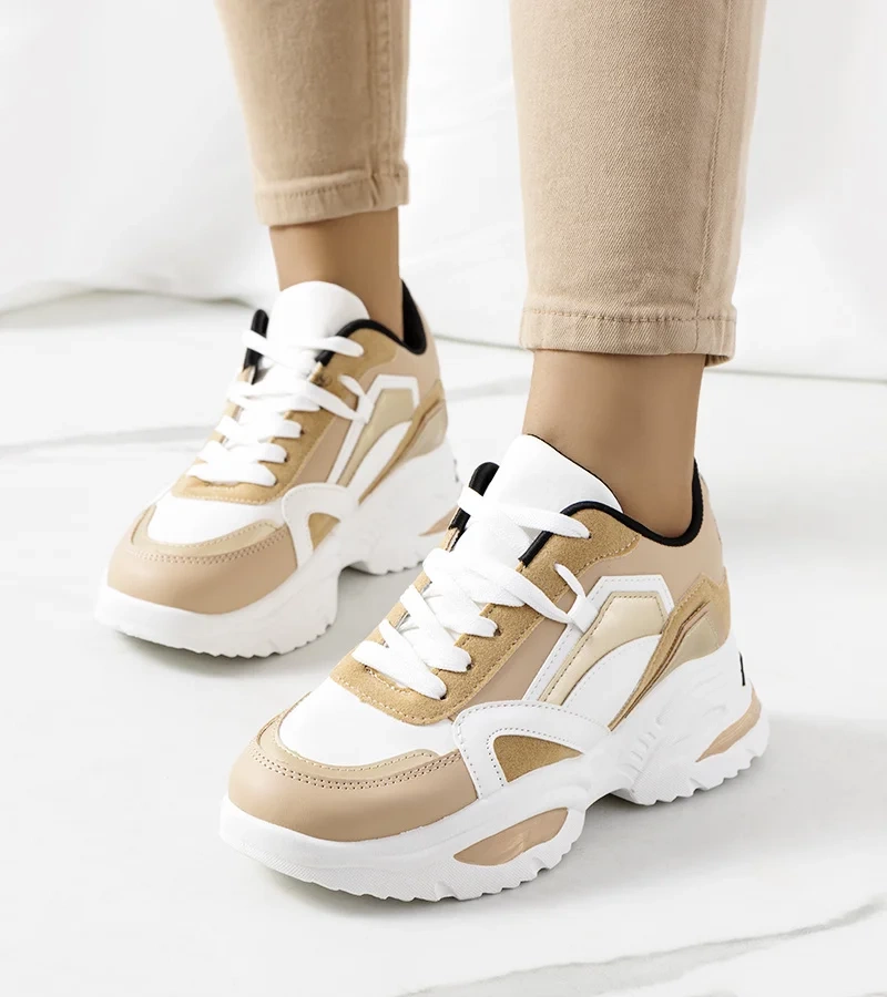 Béžové dámské tenisky Eshelby