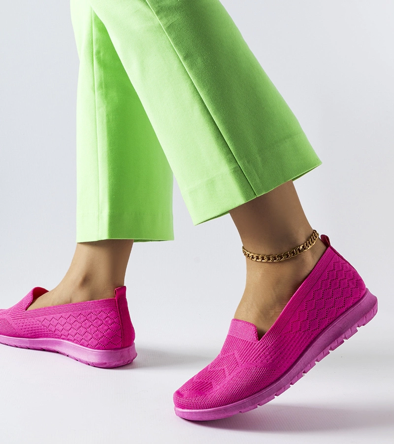 Růžové látkové tenisky od Aoife