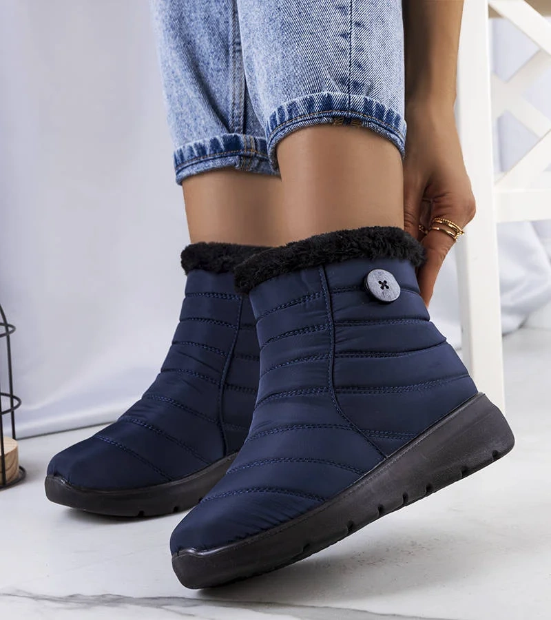 Tmavě modré prošívané sněhule Reign