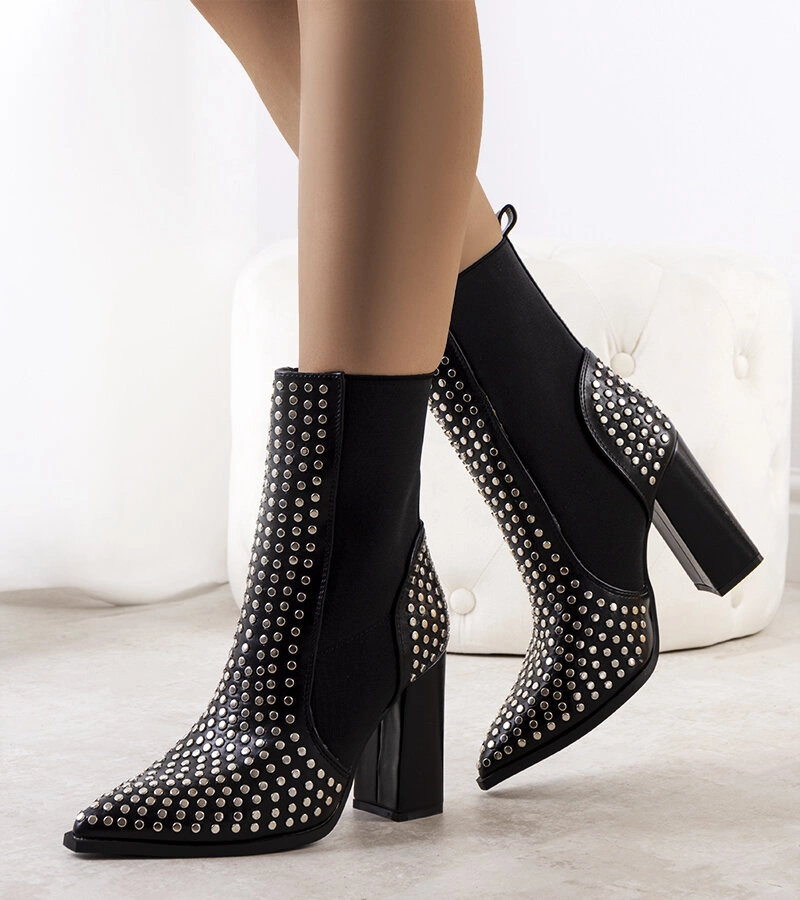 Černé boty Raina na jehlovém podpatku