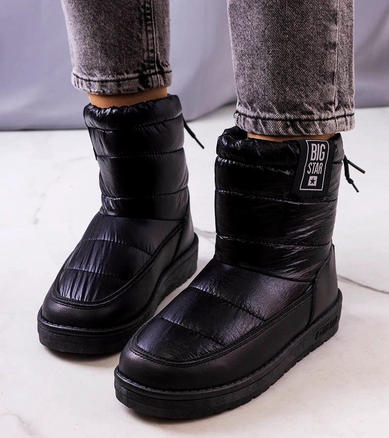 Černé sněhové boty II274120