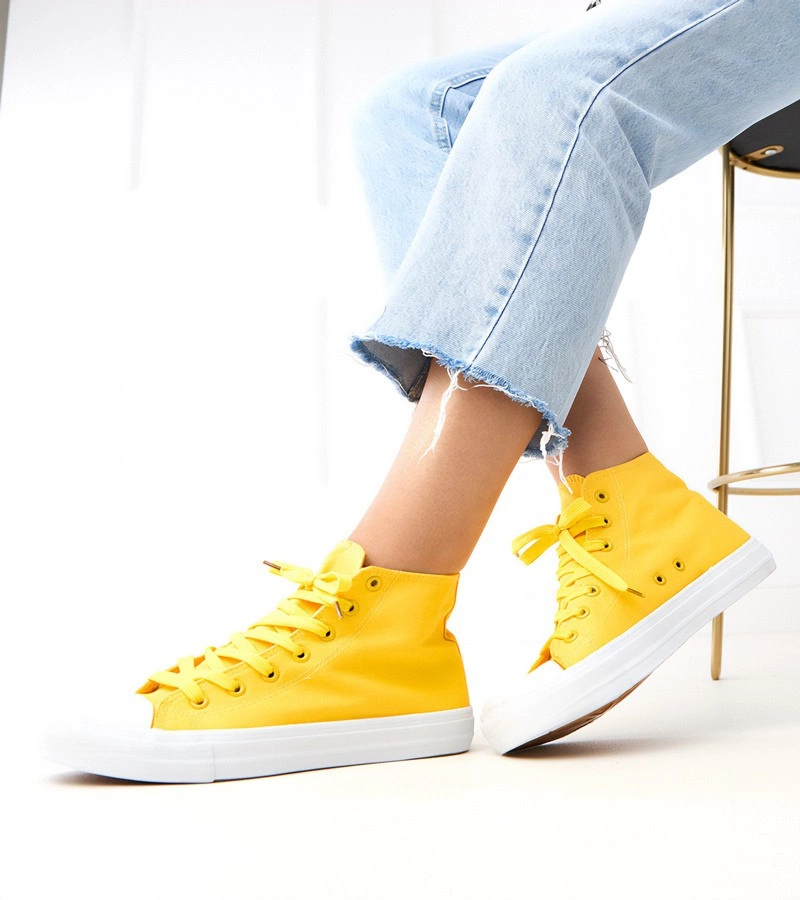 Žluté vysoké tenisky Ghanem