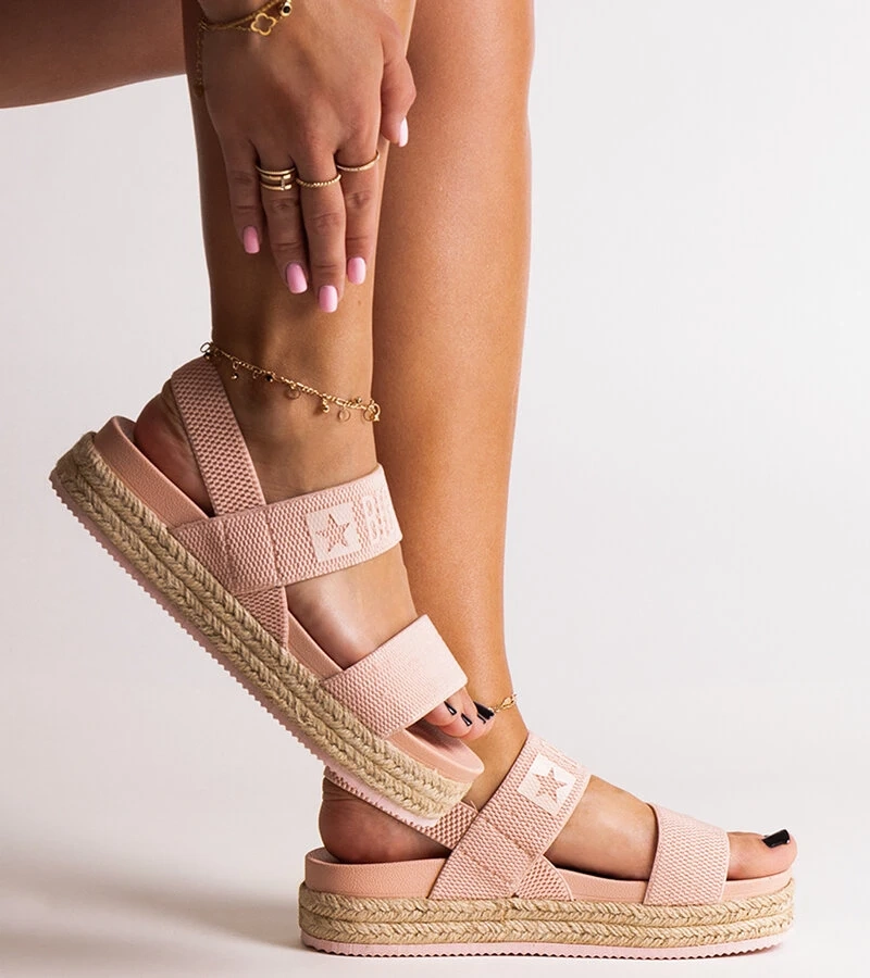 Růžové sandály Big Star LL274859