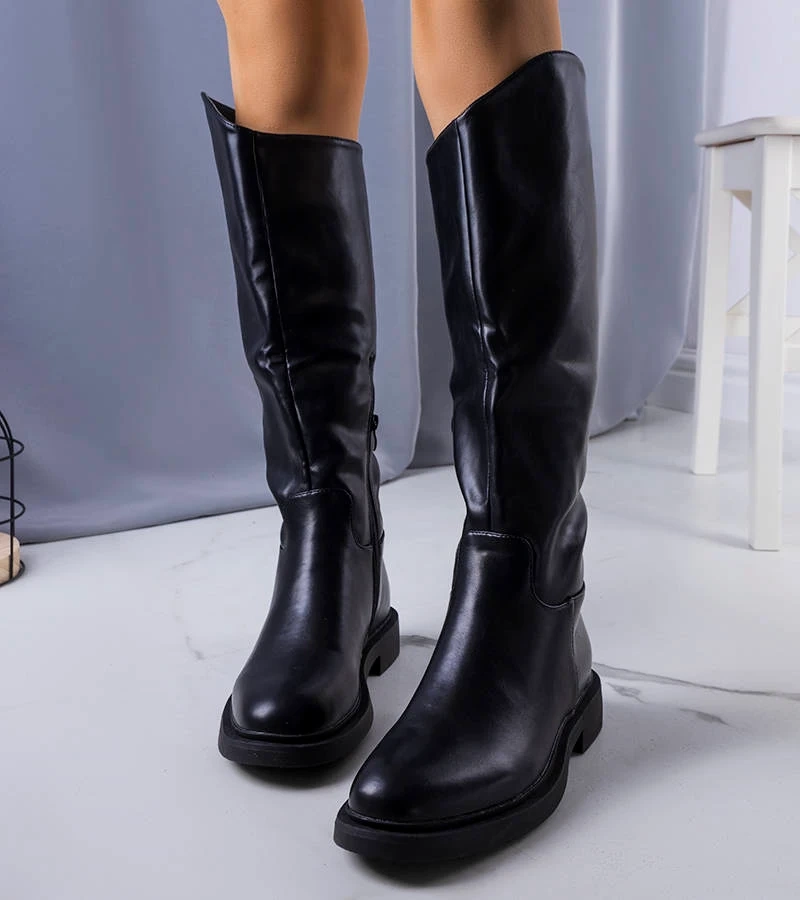 Černé zateplené boty Prinio