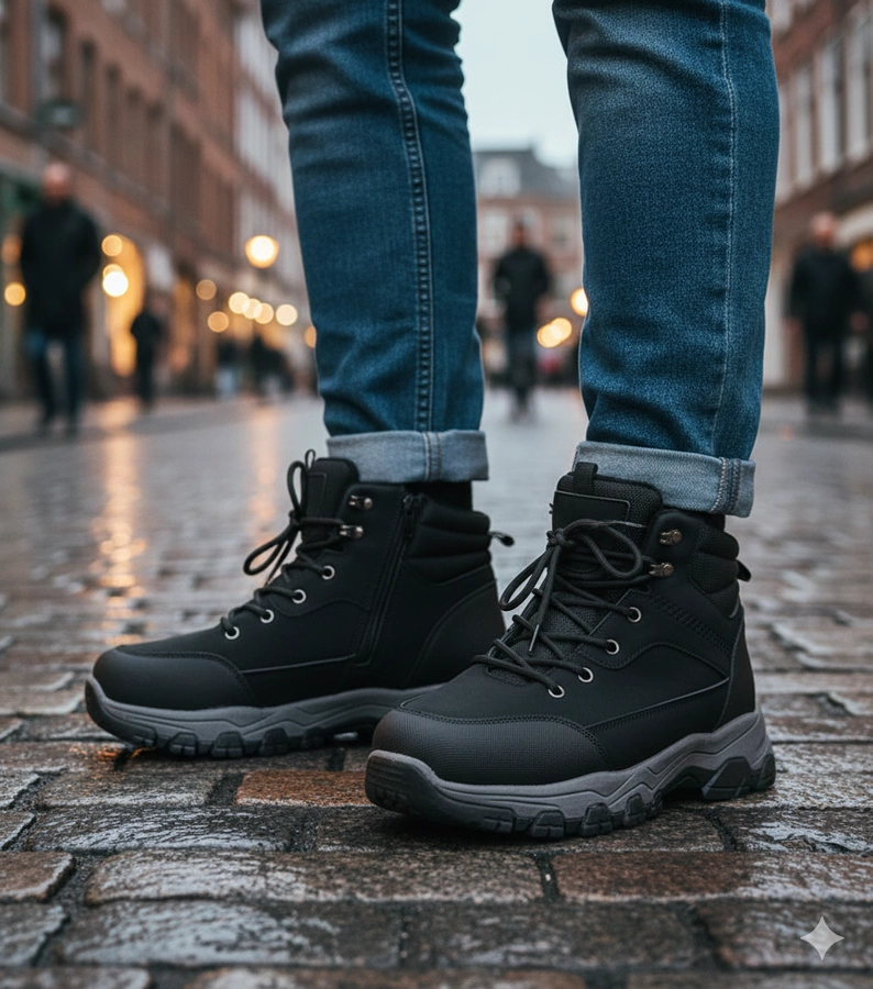 Černé pánské trapery Ryan