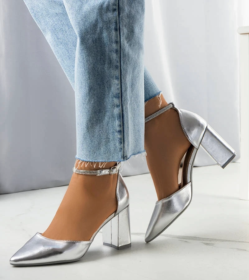 Stříbrné zirkonové lodičky Leighton