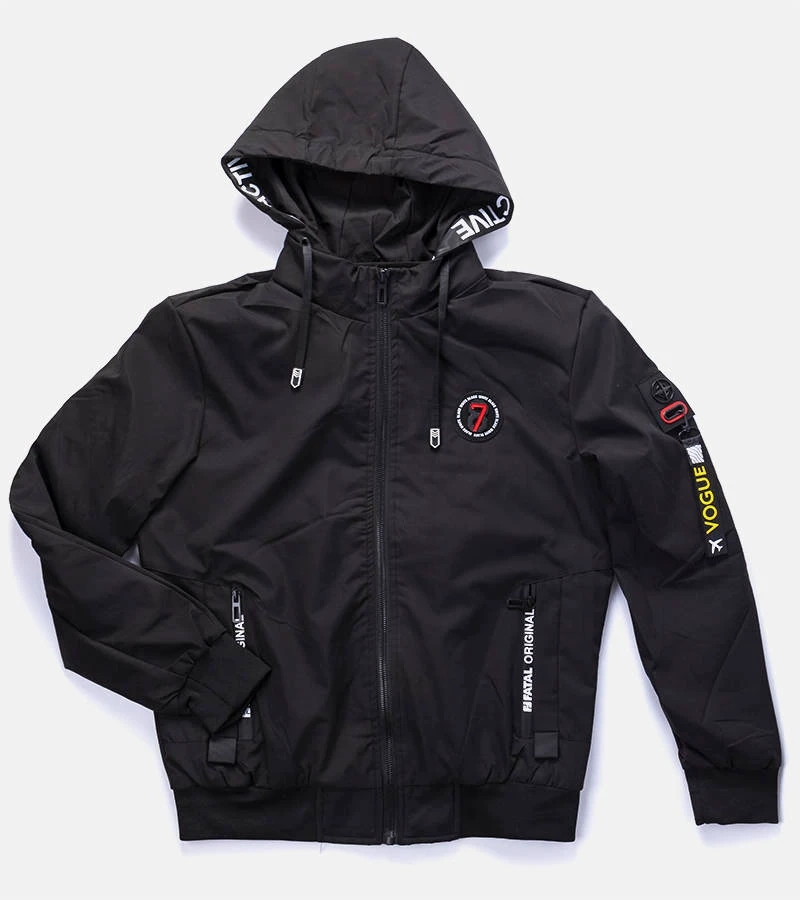 Černá pánská přechodná bunda Tollmache