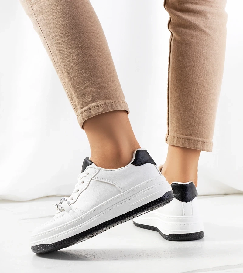 Bílé řetízkové tenisky Maring