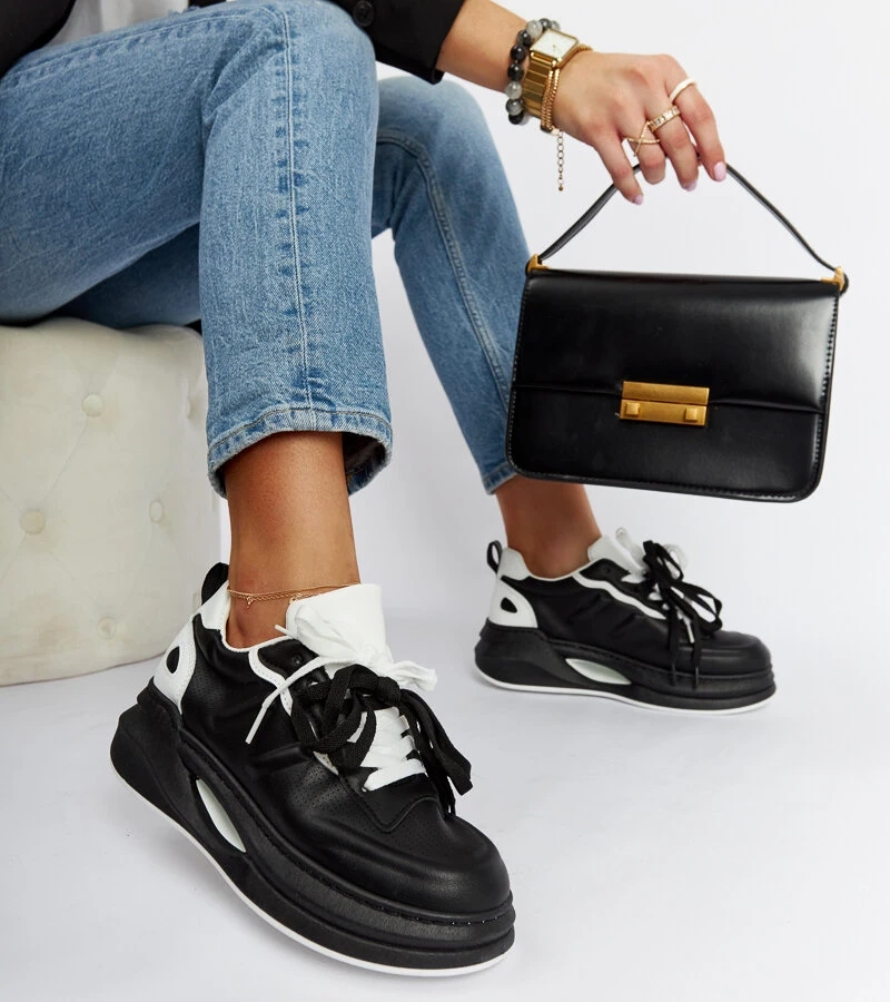 Černobílé tenisky Galdino