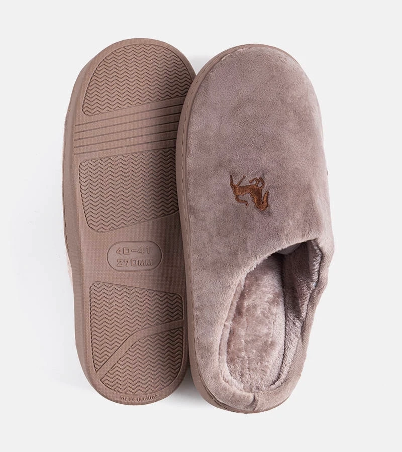 Hnědé pánské pantofle Presse