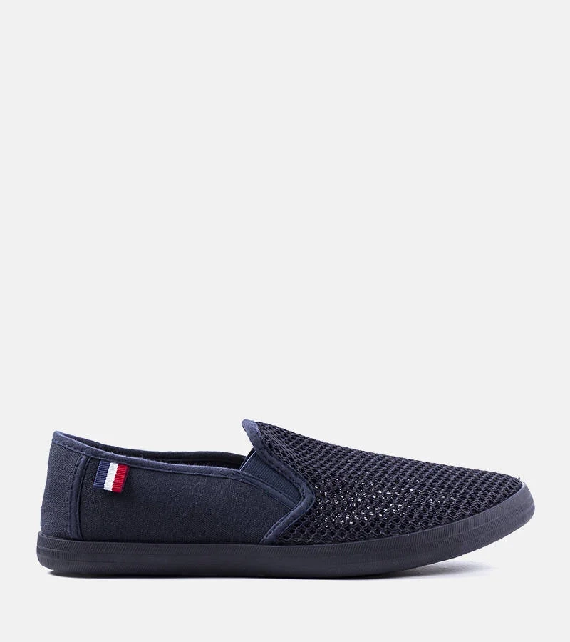 Pánské tmavě modré prolamované tenisky Garibaldi