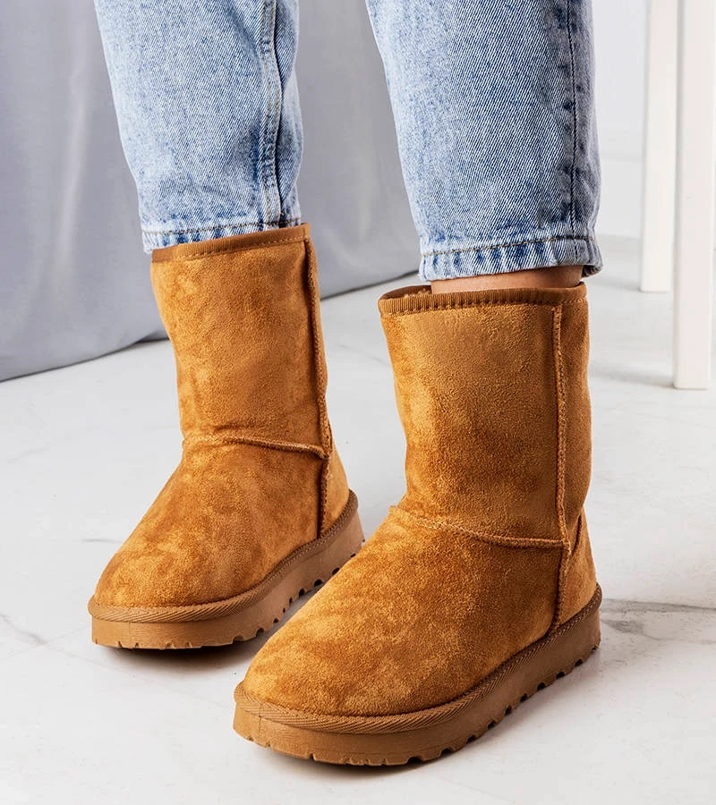 Hnědé zateplené sněhule Hank