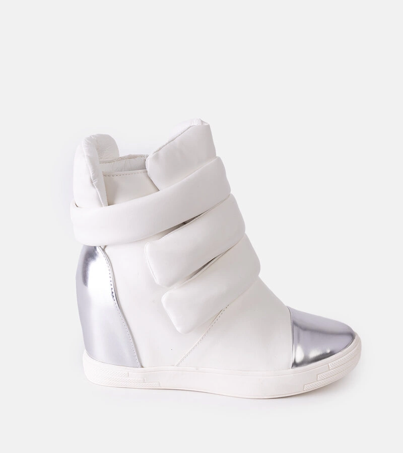 Bílé boty na platformě s tepelnou izolací Krinamtina