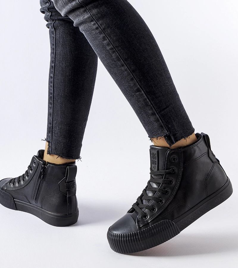 Černé podšité tenisky Big Star MM274020