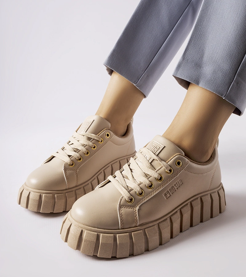 Béžové tenisky Big Star MM274618