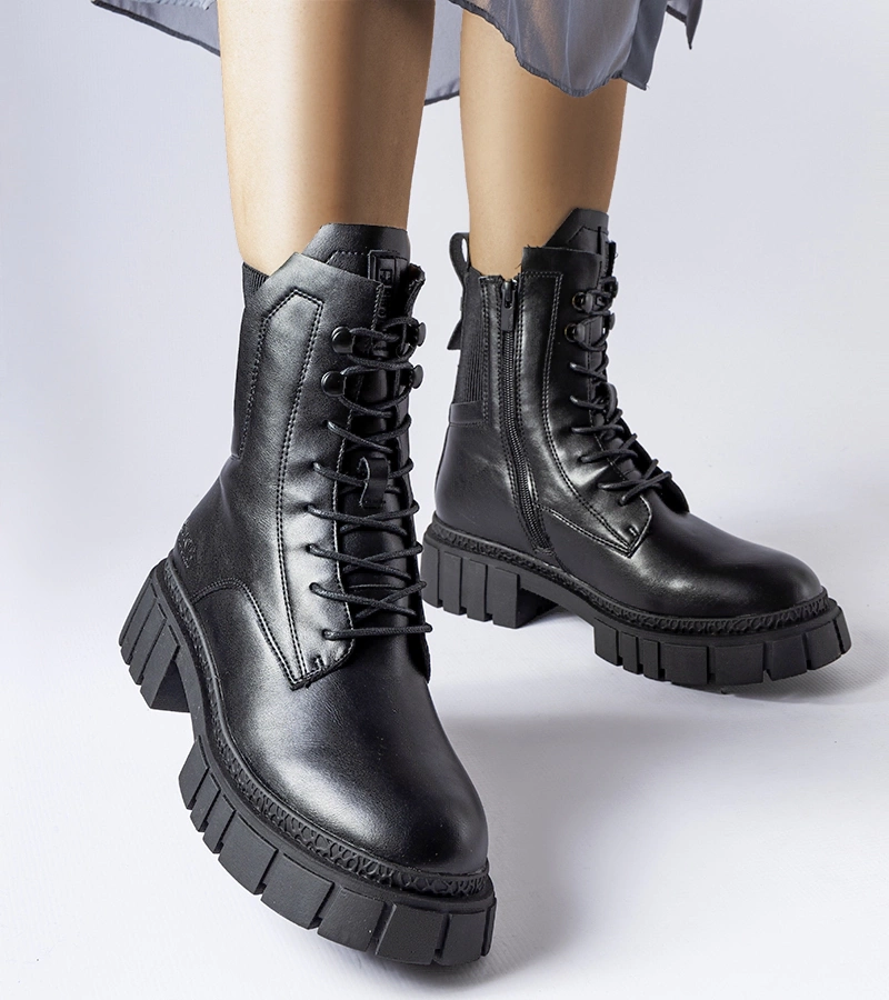 Černé zateplené workery Big Star MM274581