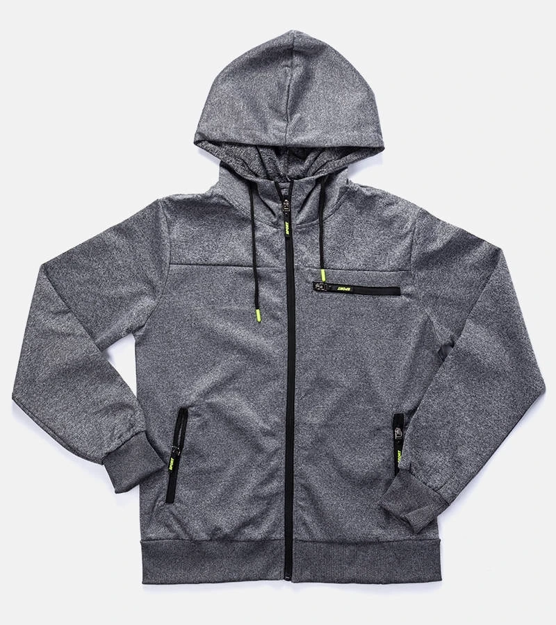 Tmavě šedá pánská mikina Curtis s kapucí