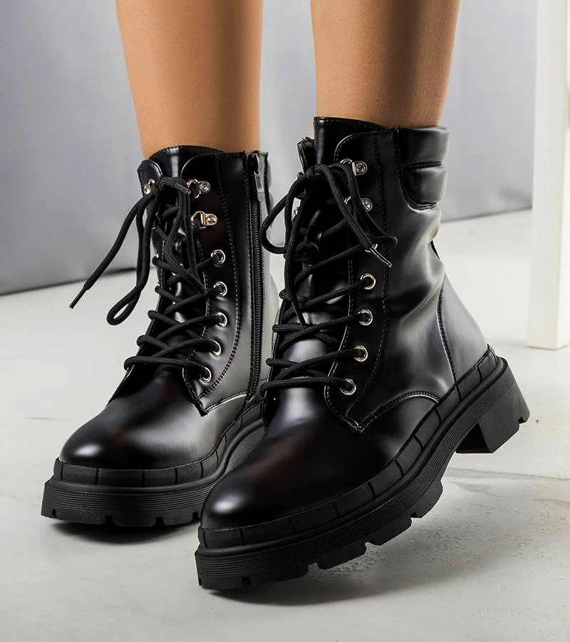 Černé zateplené návleky Anfisa