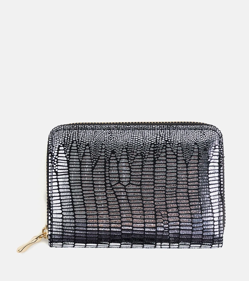 Decosta stříbrná lesklá peněženka