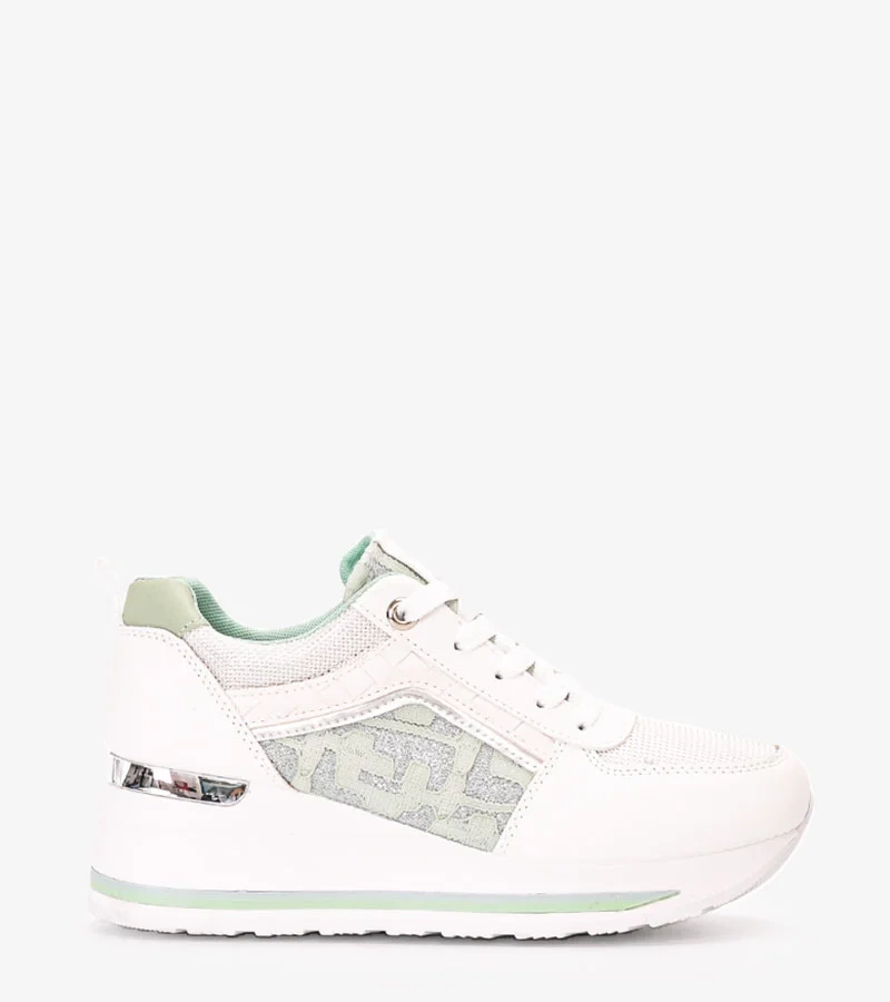 Bílé tenisky na platformě Vildan