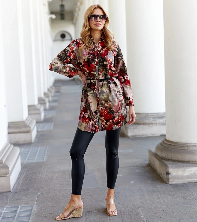 Červená dámská tunika Zama