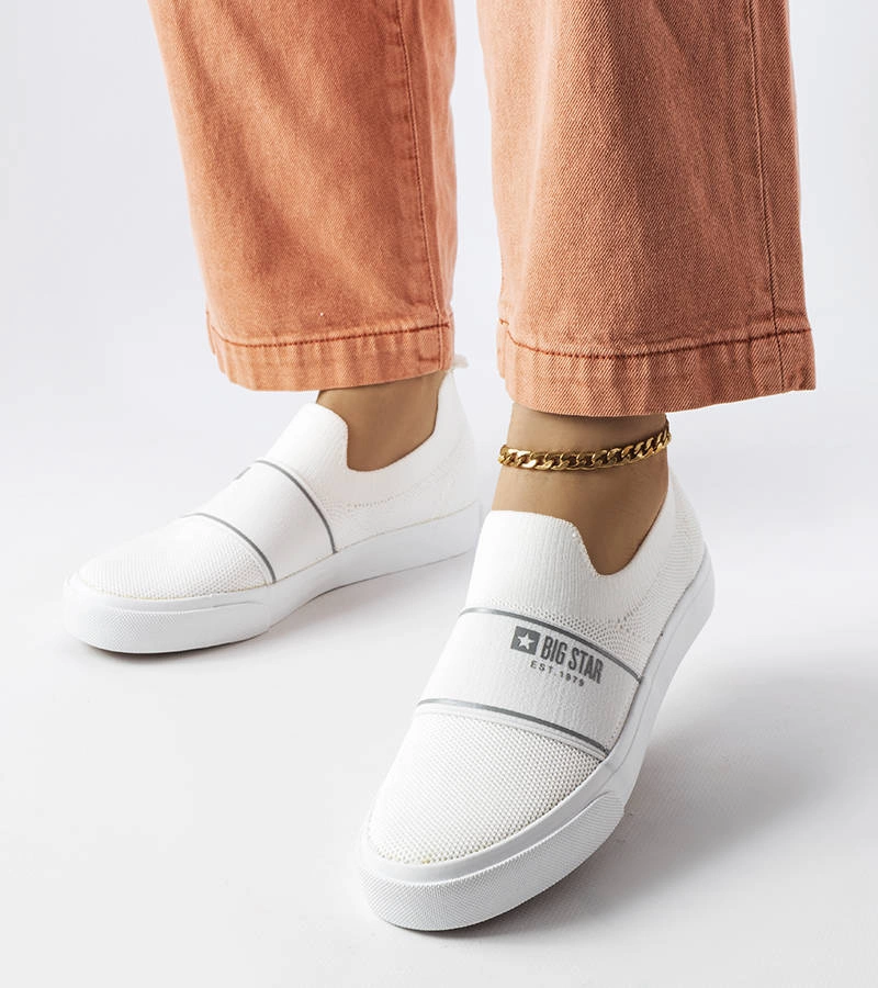 Bílá dámská tenisová obuv Big Star JJ274092