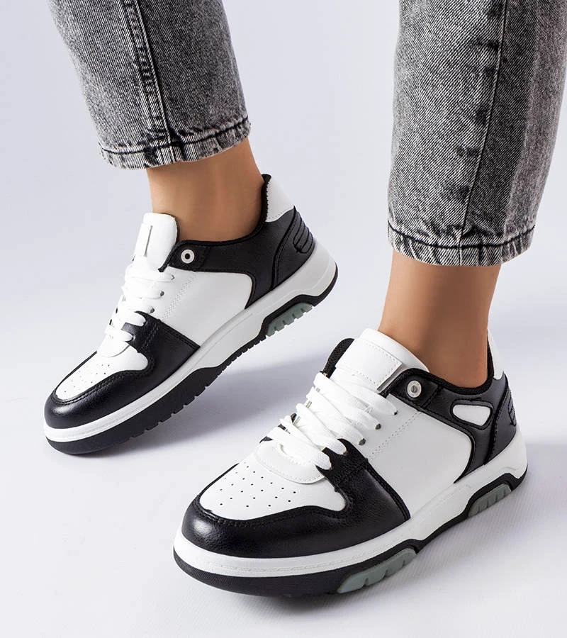 Kristie černé tenisky na platformě