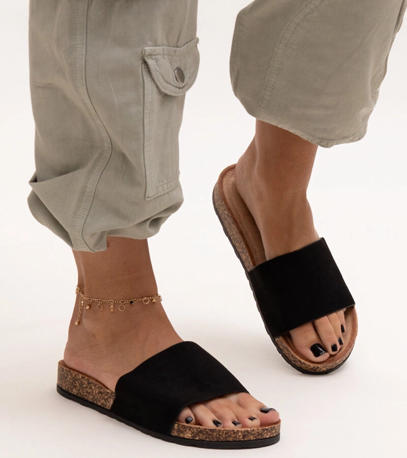 Klasické pantofle na korkové podrážce Matilte