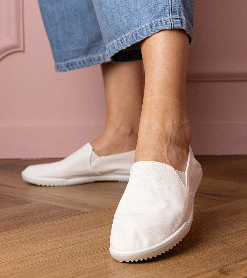 Bílé dámské slip-on tenisky Gerri