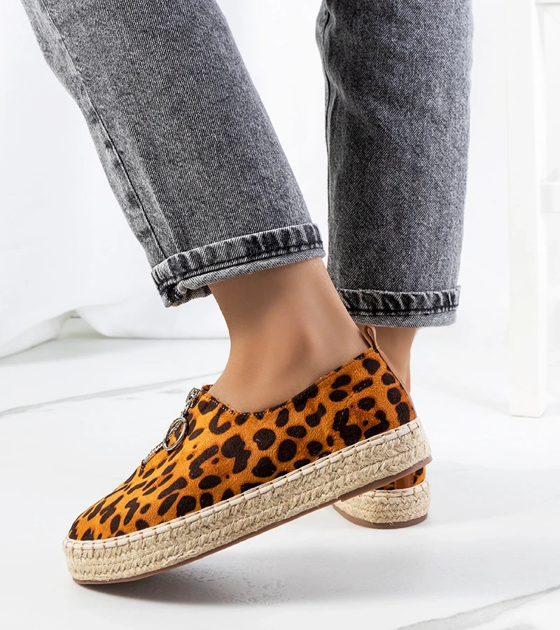 Hnědé espadrilky Verneli