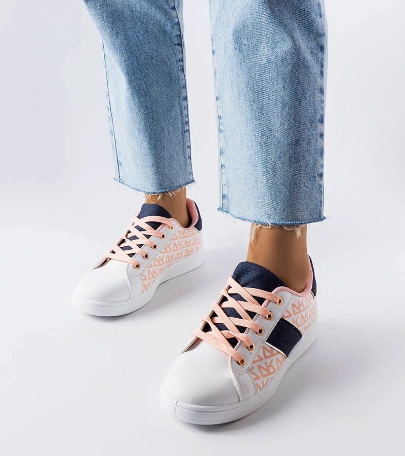 Bílé tenisky s barevnými vložkami Kessel