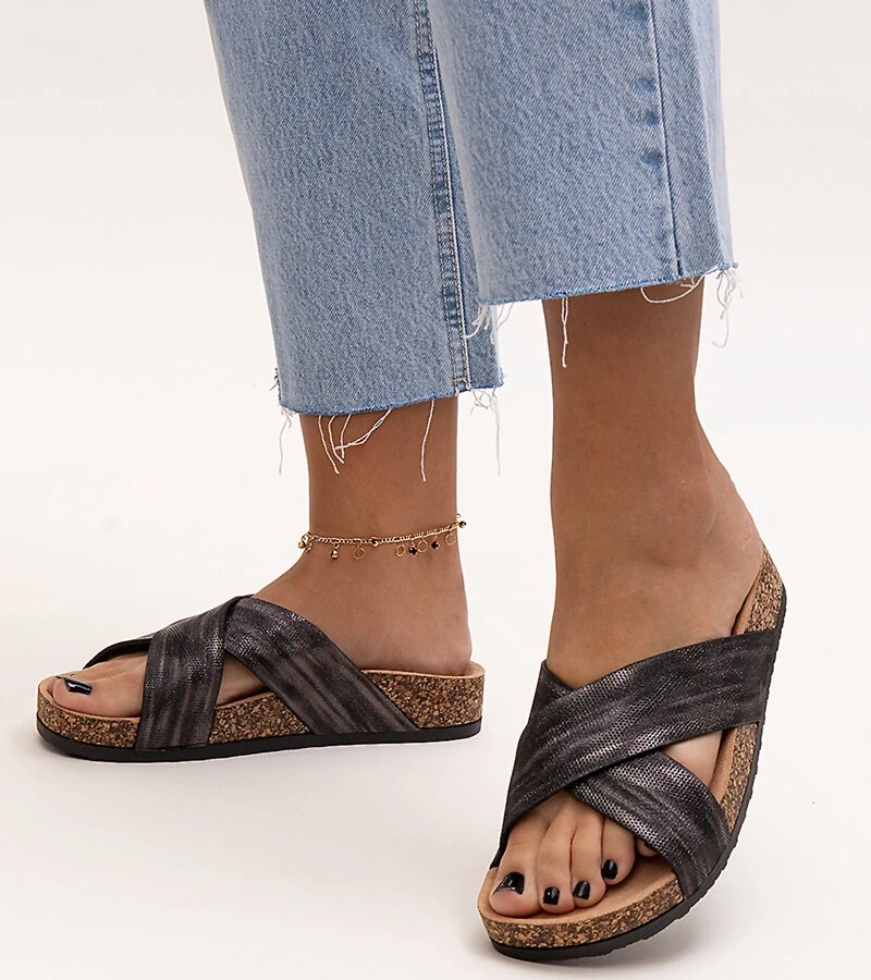 Boty s korkovou podrážkou a leskem Ribera