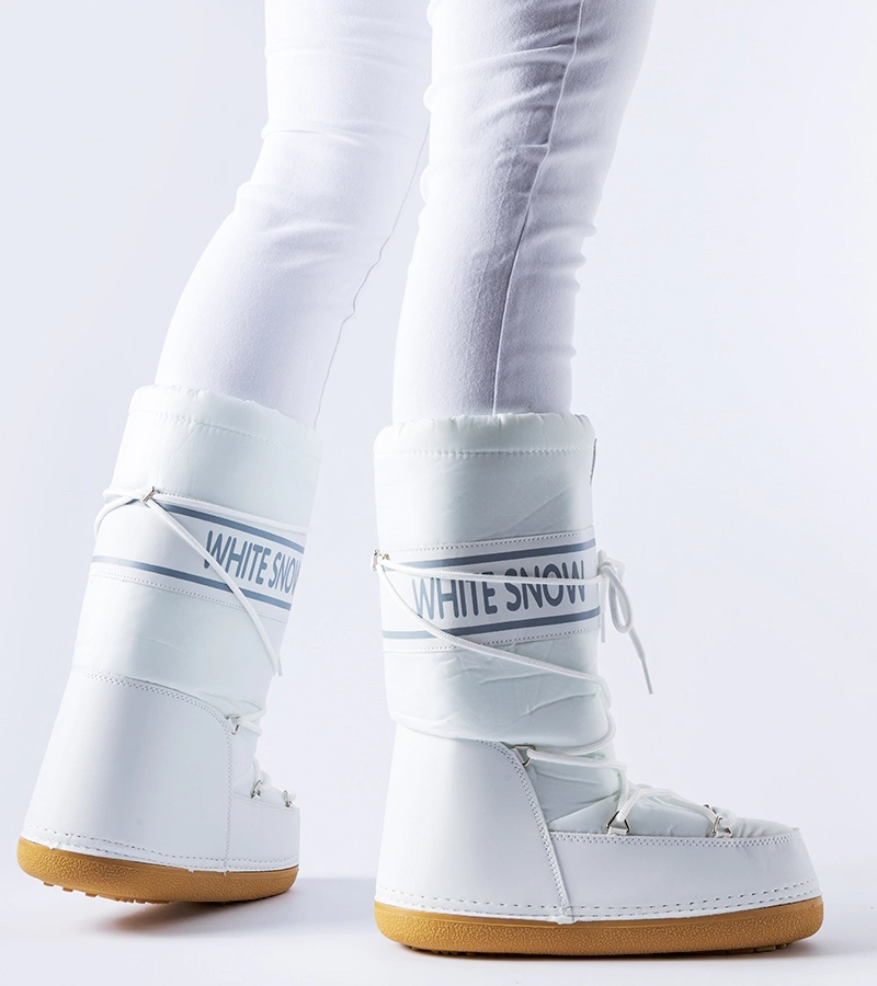 Bílé lehké zateplené sněhule Everett