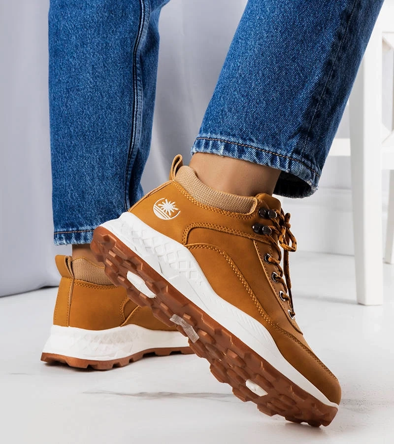 Hnědé zateplené dámské trapery Durani