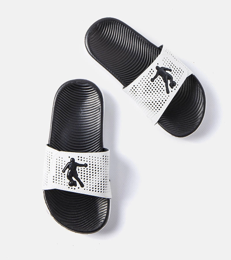 Černobílé gumové žabky Athens