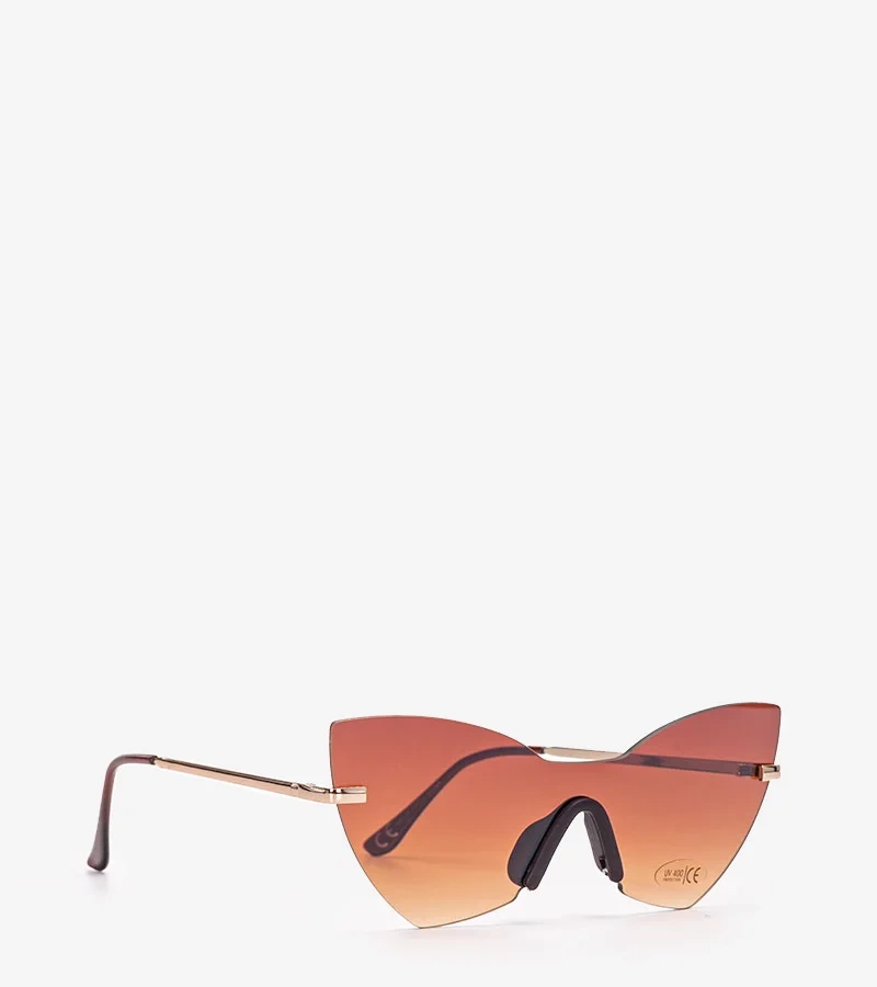 Hnědé brýle Torcy bez obrouček