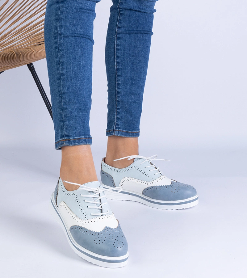 Modré klasické oxfordky Toddi