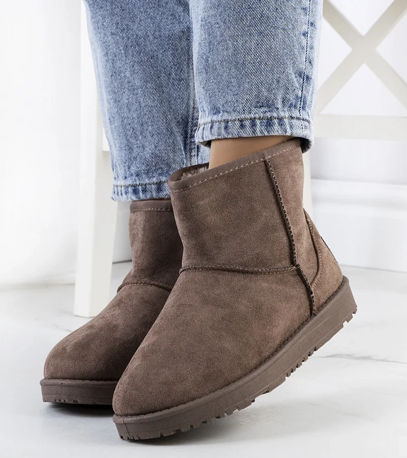 Hnědé dámské sněhule Nanna