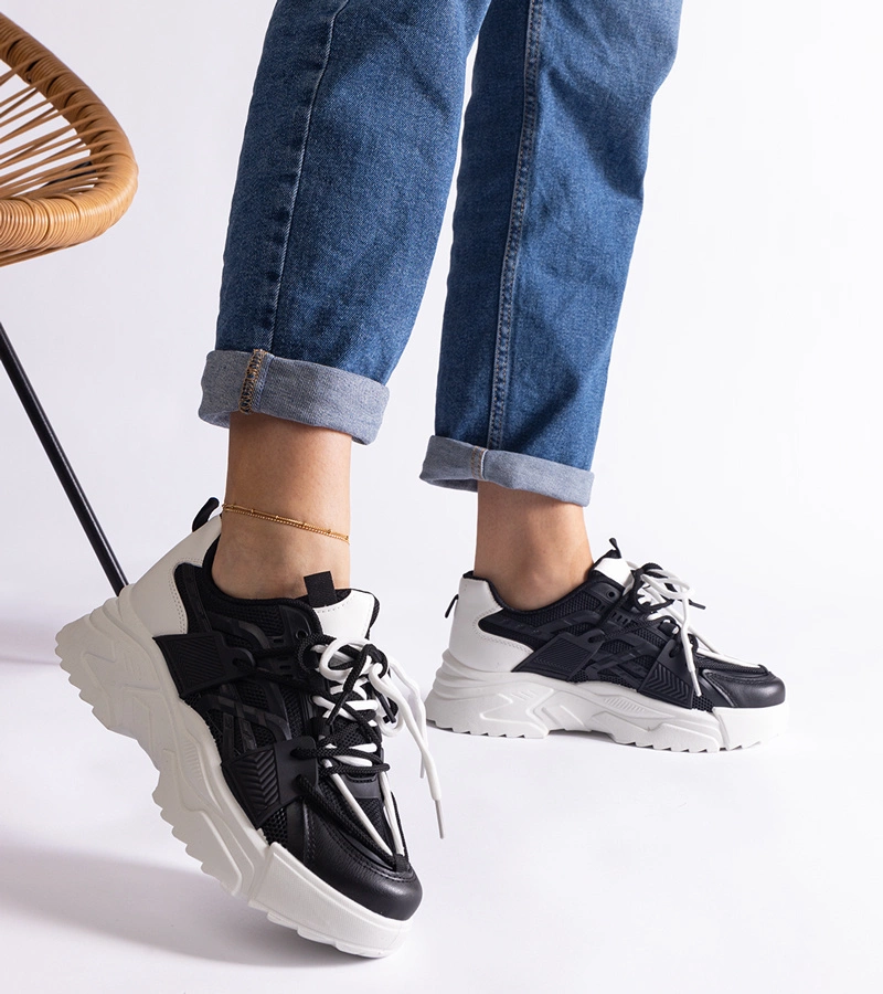 Černé sportovní tenisky dámské Alva