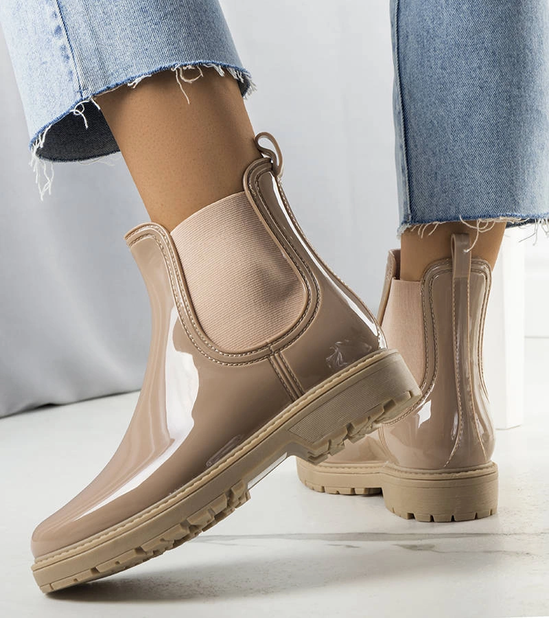 Béžové polobotky Kemi