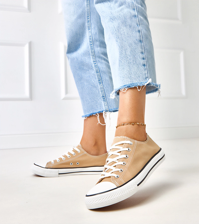 Hnědé klasické dámské tenisky Zurhat