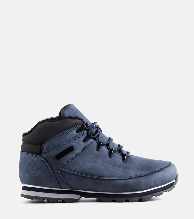 Zateplené trapery Jemma v tmavě modré barvě