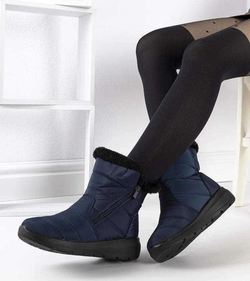 Blibrey námořnicky modré prošívané sněhule