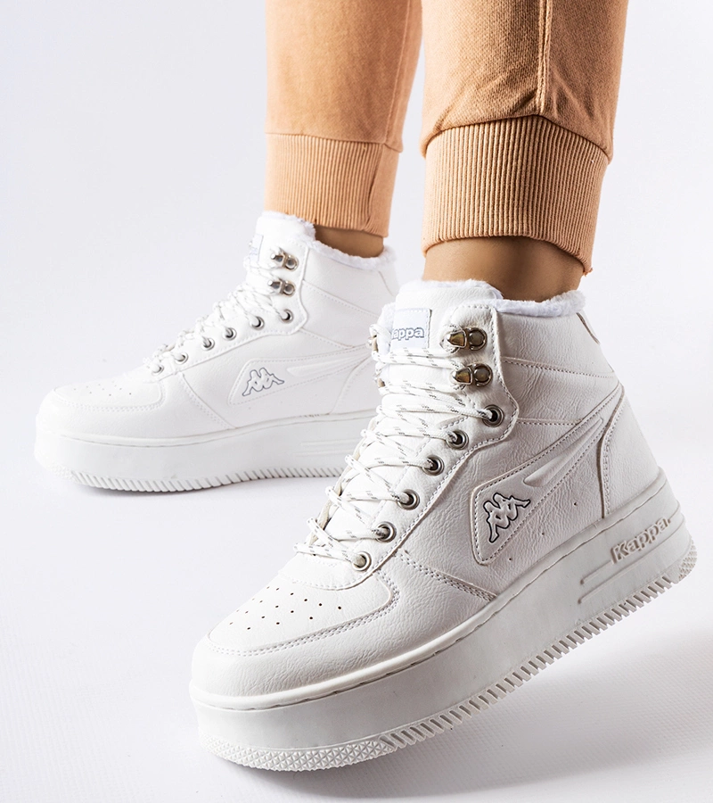 Bílé zateplené boty Kappa 243047 Fallou