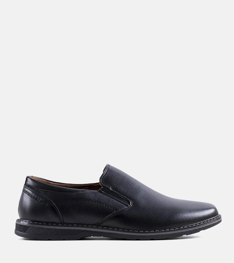 Pánské černé polobotky Querry slip-on