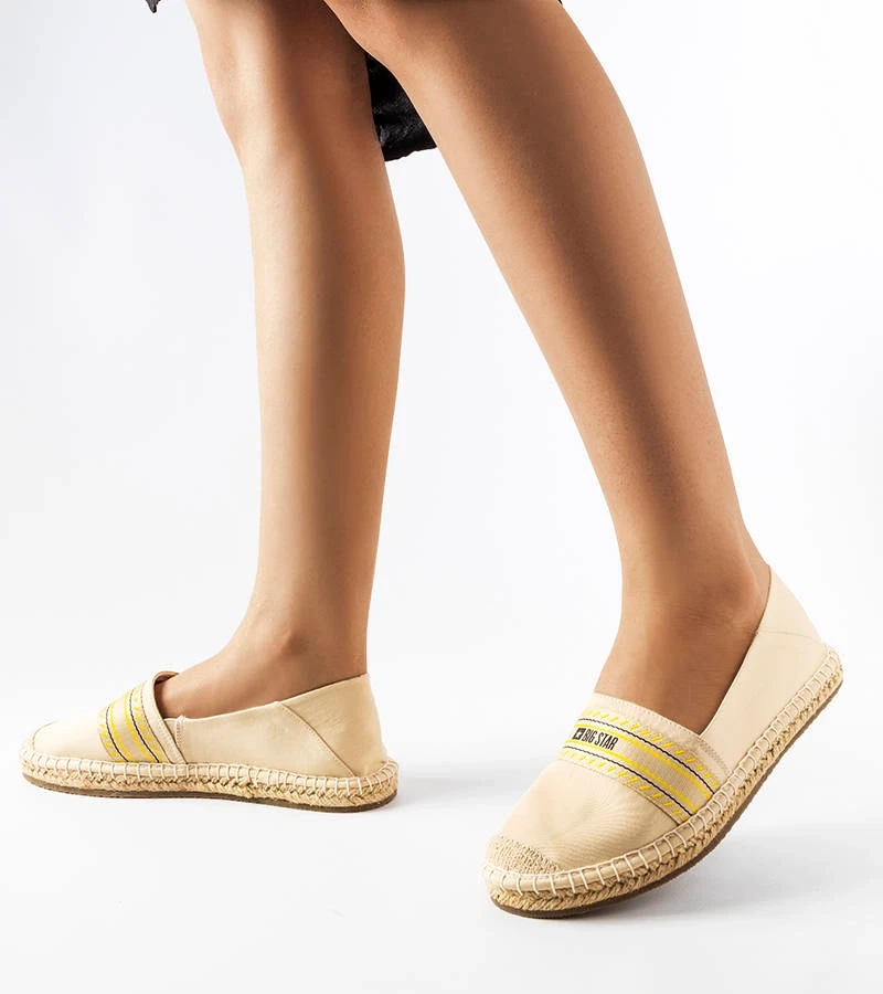Béžové espadrilky Big Star LL274895